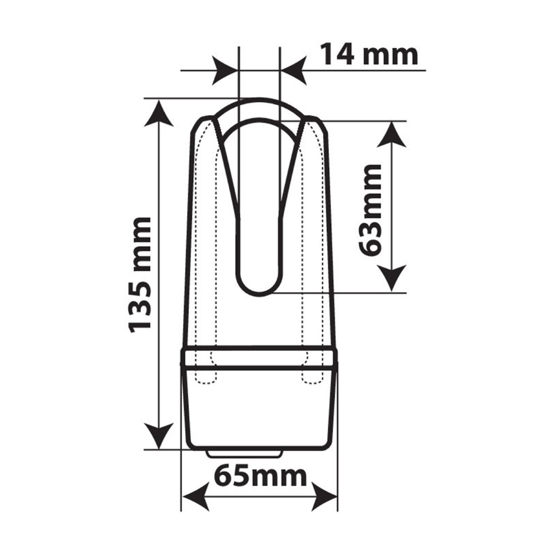 Lampa ΑΝΤΙΚΛΕΠΤΙΚΟ ΛΟΥΚΕΤΟ ΔΙΣΚΟΦΡΕΝΟΥ CLOW XS ΓΙΑ MOTO (135 Χ 65mm - Φ 11mm) Lampa ΑΝΤΙΚΛΕΠΤΙΚΟ ΛΟΥΚΕΤΟ ΔΙΣΚΟΦΡΕΝΟΥ CLOW XS ΓΙΑ MOTO (135 Χ 65mm - Φ 11mm)