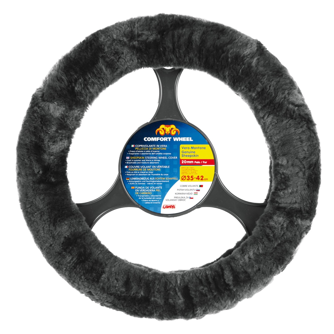 Lampa ΚΑΛΥΜΜΑ ΤΙΜΟΝΙΟΥ COMFORT WHEEL 36>42 ΑΝΘΡΑΚΙ ΓΟΥΝΙΝΟ ΧΝΟΥΔΩΤΟ SHEEPSKIN Lampa ΚΑΛΥΜΜΑ ΤΙΜΟΝΙΟΥ COMFORT WHEEL 36>42 ΑΝΘΡΑΚΙ ΓΟΥΝΙΝΟ ΧΝΟΥΔΩΤΟ SHEEPSKIN