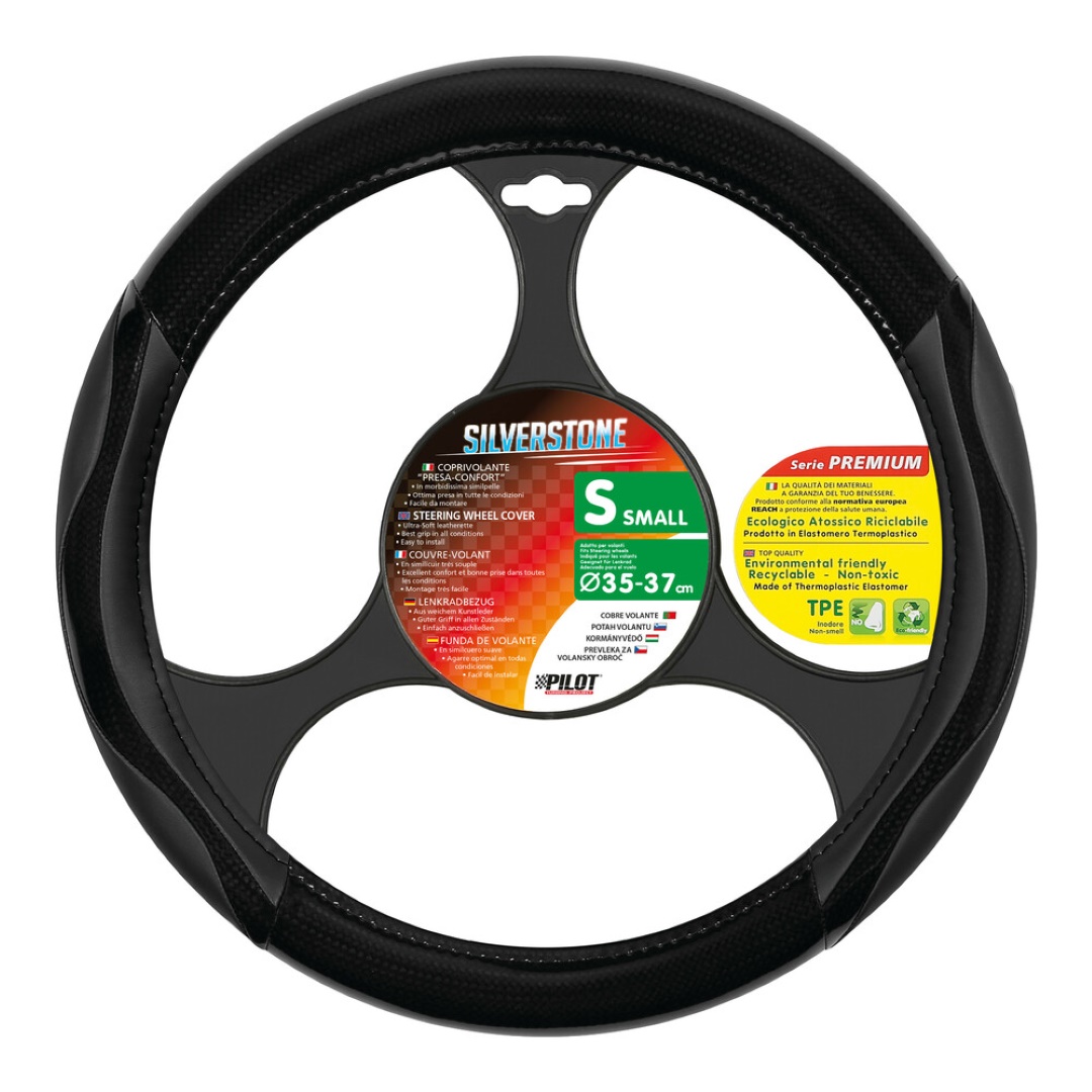 ΚΑΛΥΜΜΑ ΤΙΜΟΝΙΟΥ SILVERSTONE (S) 35/37cm CARBON /ΔΕΡΜΑΤΙΝΗ ΜΑΥΡΟ ΑΟΣΜΟ ECO-FRIENDLY ΚΑΛΥΜΜΑ ΤΙΜΟΝΙΟΥ SILVERSTONE (S) 35/37cm CARBON /ΔΕΡΜΑΤΙΝΗ ΜΑΥΡΟ ΑΟΣΜΟ ECO-FRIENDLY