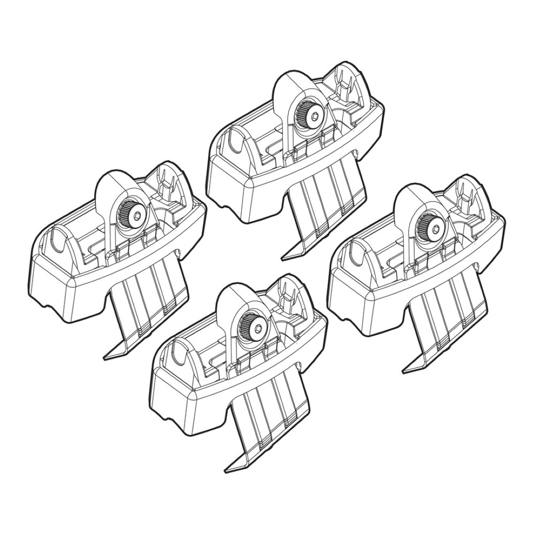 SKODA RAPID SPACEBACK 11/13+ KIT ΑΚΡΑ (ΠΟΔΙΑ) ΓΙΑ ΜΠΑΡΕΣ NORDRIVE SKODA RAPID SPACEBACK 11/13+ KIT ΑΚΡΑ (ΠΟΔΙΑ) ΓΙΑ ΜΠΑΡΕΣ NORDRIVE