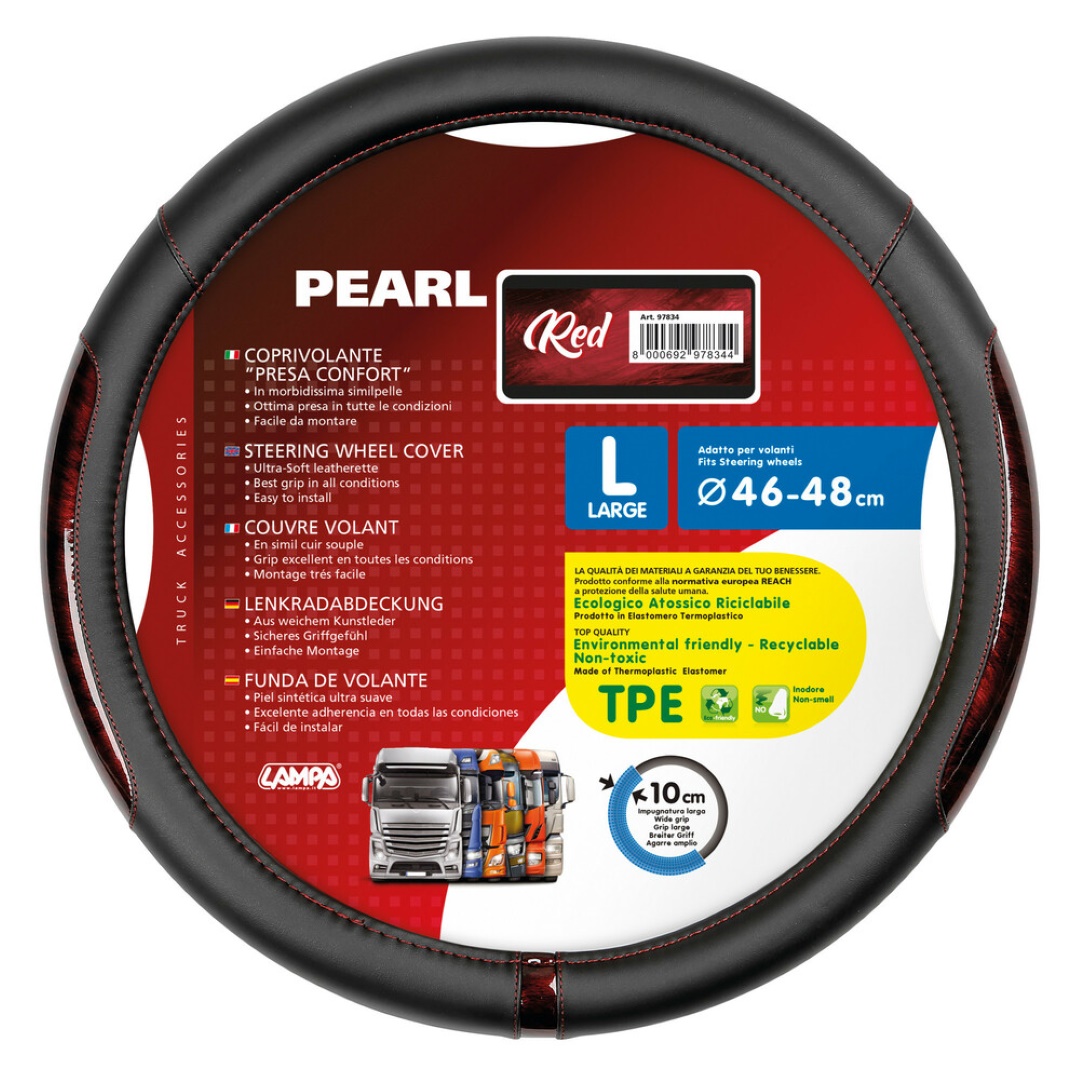 ΚΑΛΥΜΜΑ ΤΙΜΟΝΙΟΥ ΦΟΡΤΗΓΟΥ PEARL RED ΔΕΡΜΑΤΙΝΗ ΜΑΥΡΟ/ΚΟΚΚΙΝΟ (L) 46-48cm ΟΙΚΟΛΟΓΙΚΟ ΚΑΙ ΑΟΣΜΟ ΚΑΛΥΜΜΑ ΤΙΜΟΝΙΟΥ ΦΟΡΤΗΓΟΥ PEARL RED ΔΕΡΜΑΤΙΝΗ ΜΑΥΡΟ/ΚΟΚΚΙΝΟ (L) 46-48cm ΟΙΚΟΛΟΓΙΚΟ ΚΑΙ ΑΟΣΜΟ