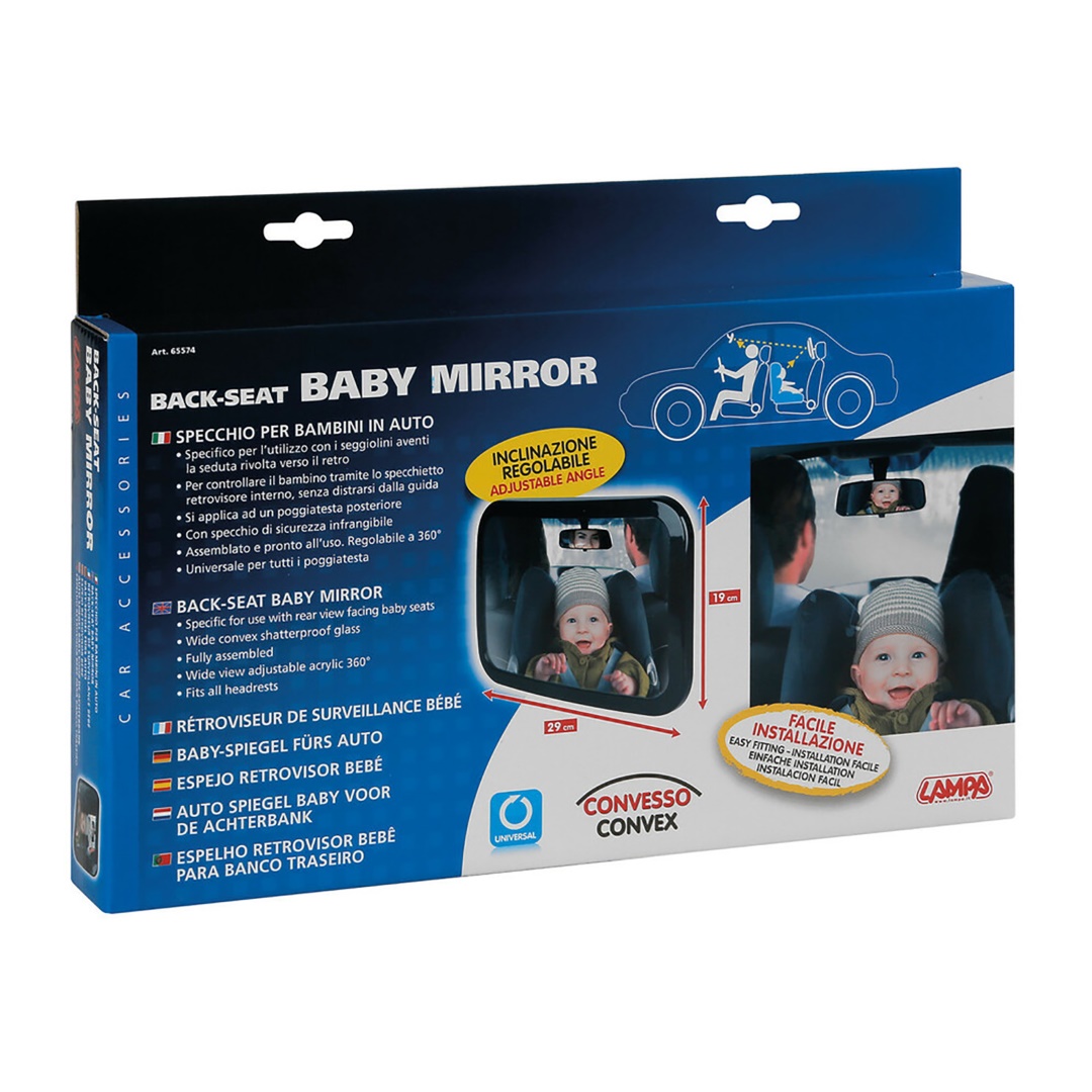 ΚΑΘΡΕΠΤΗΣ ΓΙΑ ΠΡΟΣΚΕΦΑΛΟ ΚΑΘΙΣΜΑΤΟΣ BACK-SEAT BABY MIRROR ΚΥΡΤΟΣ 290x190mm ΚΑΘΡΕΠΤΗΣ ΓΙΑ ΠΡΟΣΚΕΦΑΛΟ ΚΑΘΙΣΜΑΤΟΣ BACK-SEAT BABY MIRROR ΚΥΡΤΟΣ 290x190mm