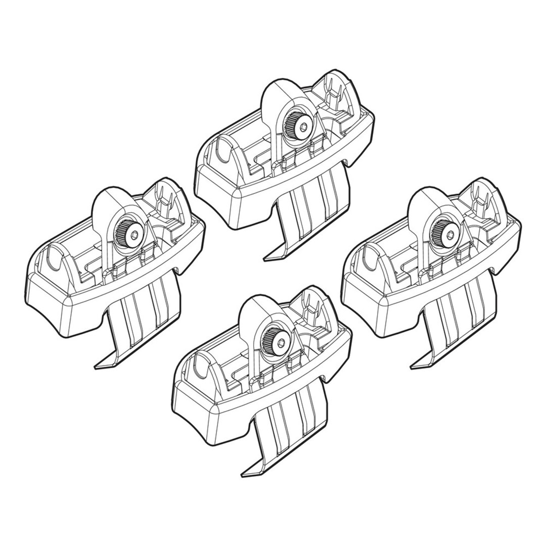 SKODA FABIA 5D 02/15+ KIT ΑΚΡΑ (ΠΟΔΙΑ) ΓΙΑ ΜΠΑΡΕΣ NORDRIVE SKODA FABIA 5D 02/15+ KIT ΑΚΡΑ (ΠΟΔΙΑ) ΓΙΑ ΜΠΑΡΕΣ NORDRIVE