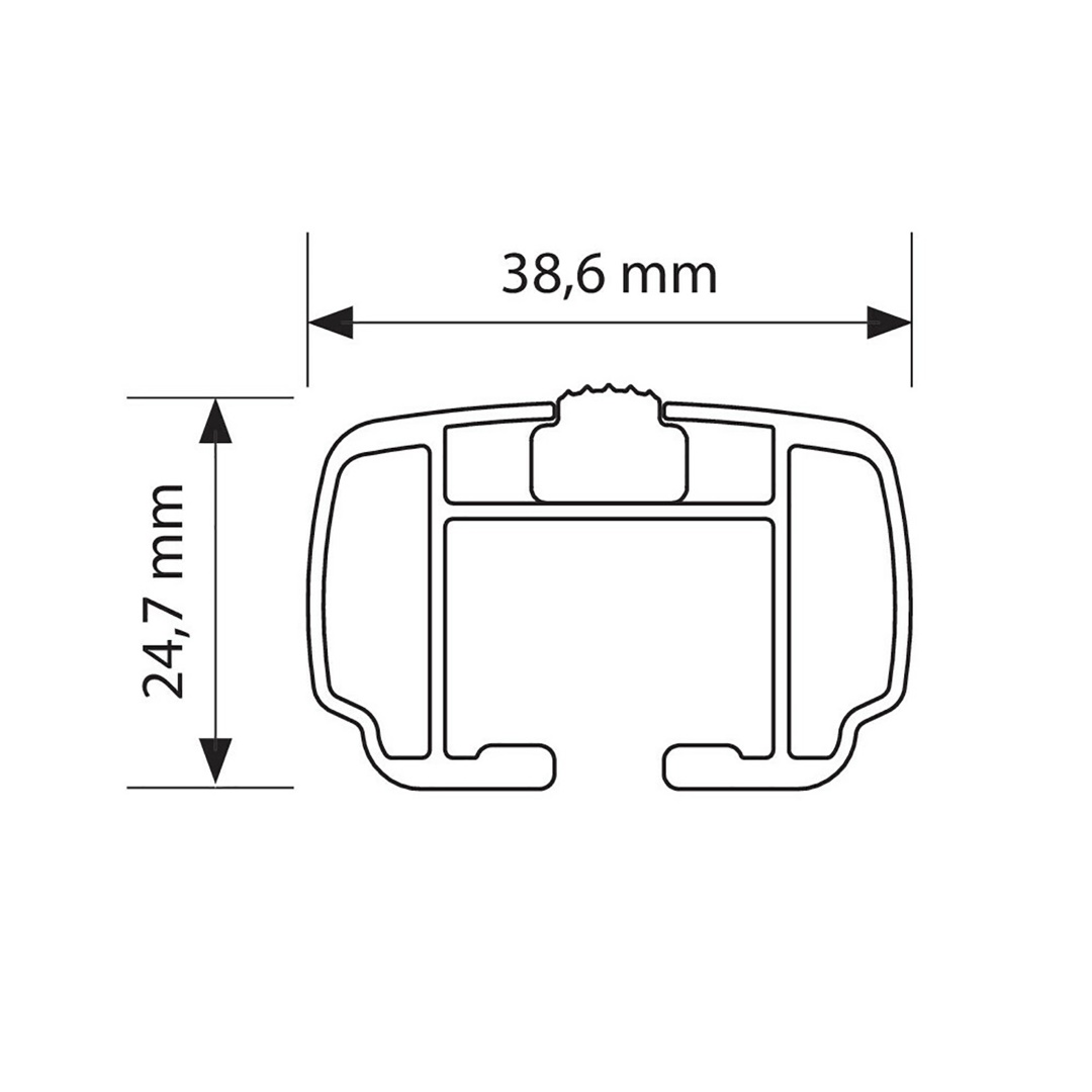 ΜΠΑΡΕΣ ΟΡΟΦΗΣ ΑΛΟΥΜΙΝΙΟΥ (M) 120cm HELIO 2 ΤΕΜ. max90kg ΜΠΑΡΕΣ ΟΡΟΦΗΣ ΑΛΟΥΜΙΝΙΟΥ (M) 120cm HELIO 2 ΤΕΜ. max90kg