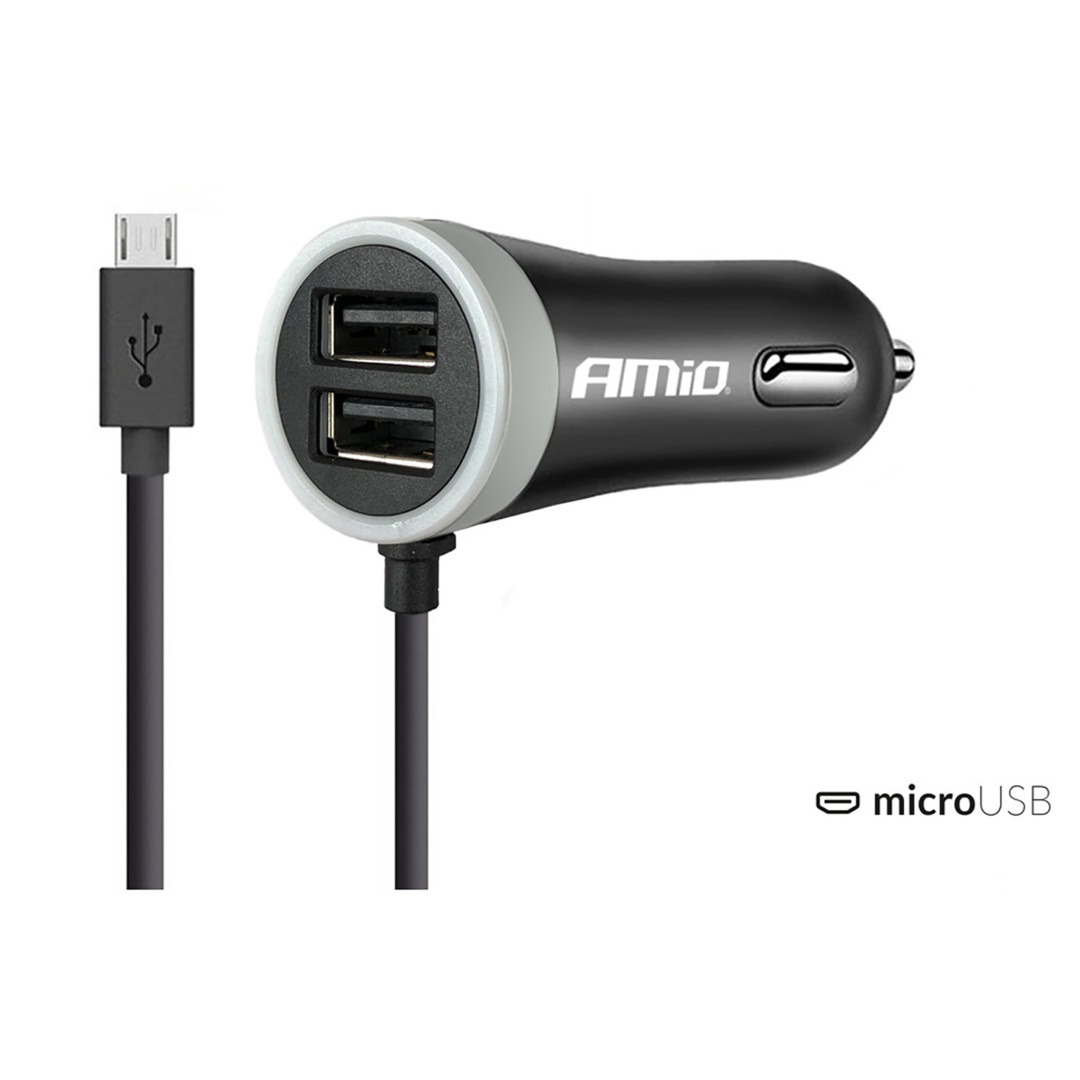 ΦΟΡΤΙΣΤΗΣ ΑΝΑΠΤΗΡΑ 12V 2,4A ΜΕ 2 ΘΥΡΕΣ USB ΚΑΙ 1 MICRO USB ΜΕ ΚΑΛΩΔΙΟ AMiO – 1 ΤΕΜ. ΦΟΡΤΙΣΤΗΣ ΑΝΑΠΤΗΡΑ 12V 2,4A ΜΕ 2 ΘΥΡΕΣ USB ΚΑΙ 1 MICRO USB ΜΕ ΚΑΛΩΔΙΟ AMiO – 1 ΤΕΜ.