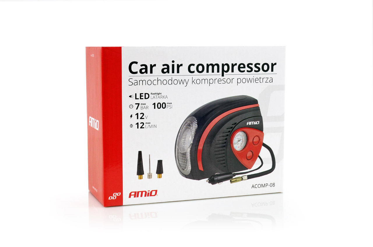 ΚΟΜΠΡΕΣΕΡ ΑΕΡΑ ΕΛΑΣΤΙΚΩΝ 12V 100psi 7bar ΜΕ ΦΙΣ ΑΝΑΠΤΗΡΑ & LED ΦΑΚΟ ΚΟΜΠΡΕΣΕΡ ΑΕΡΑ ΕΛΑΣΤΙΚΩΝ 12V 100psi 7bar ΜΕ ΦΙΣ ΑΝΑΠΤΗΡΑ & LED ΦΑΚΟ