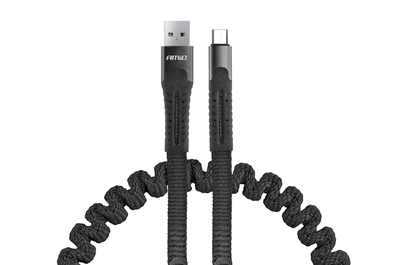 ΚΑΛΩΔΙΟ ΦΟΡΤΙΣΗΣ ΚΑΙ ΣΥΓΧΡΟΝΙΣΜΟΥ ΣΠΙΡΑΛ USB ΓΙΑ MICRO USB 120cm FullLINK UC-12 AMIO ΚΑΛΩΔΙΟ ΦΟΡΤΙΣΗΣ ΚΑΙ ΣΥΓΧΡΟΝΙΣΜΟΥ ΣΠΙΡΑΛ USB ΓΙΑ MICRO USB 120cm FullLINK UC-12 AMIO