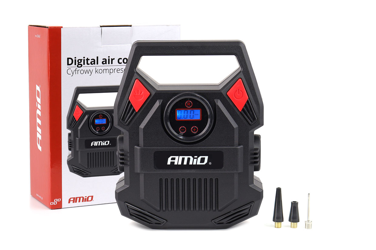 ΚΟΜΠΡΕΣΕΡ ΑΕΡΑ 12V 10bar/150psi ΜΕ 3 ΑΝΤΑΠΤΟΡΕΣ ΚΑΙ ΨΗΦΙΑΚΗ ΕΝΔΕΙΞΗ ACOMP-17 AMIO ΚΟΜΠΡΕΣΕΡ ΑΕΡΑ 12V 10bar/150psi ΜΕ 3 ΑΝΤΑΠΤΟΡΕΣ ΚΑΙ ΨΗΦΙΑΚΗ ΕΝΔΕΙΞΗ ACOMP-17 AMIO