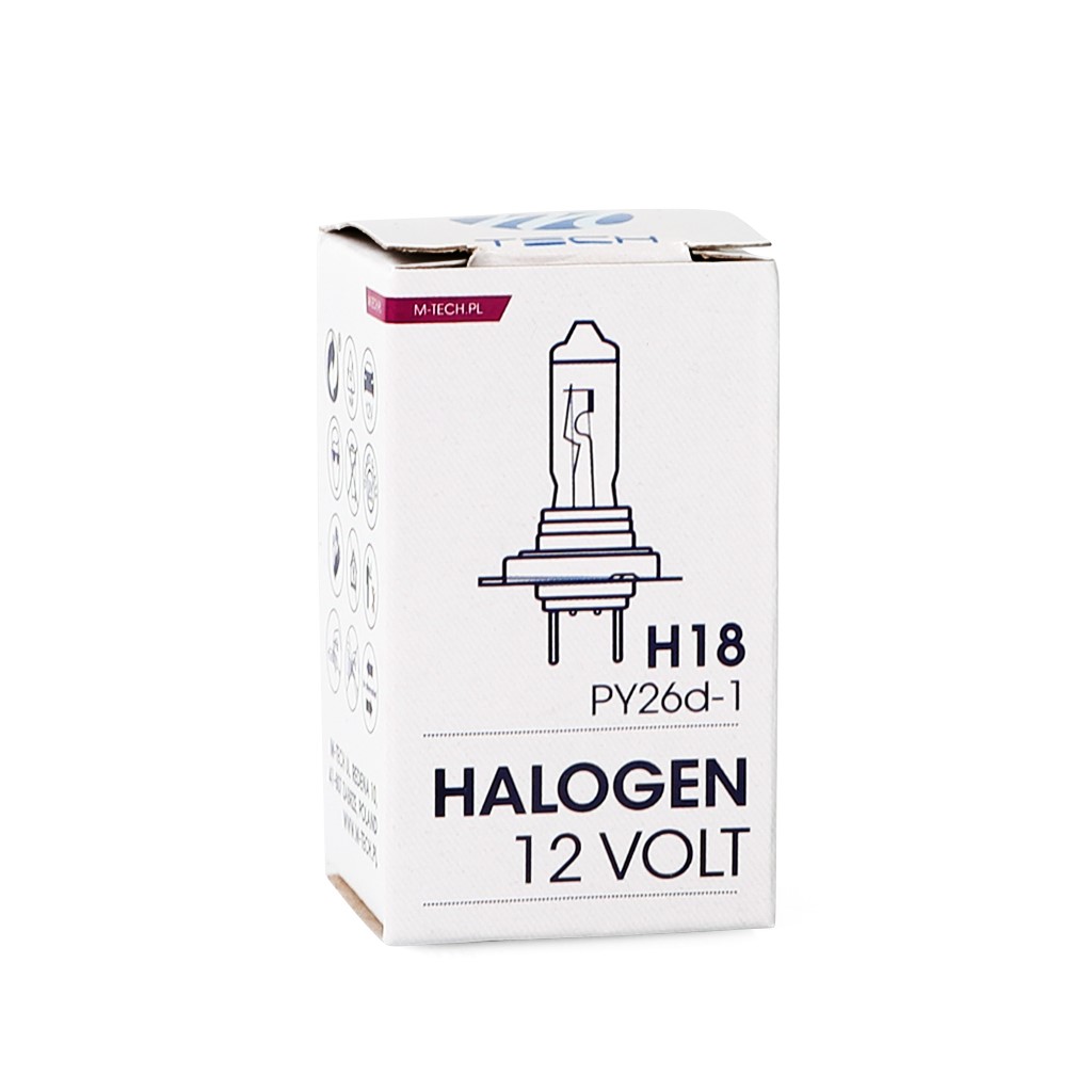 H18 12V 65W PY26d-1 STANDARD LINE ΑΛΟΓΟΝΟΥ (ΚΟΥΤΙ) - 1 ΤΕΜ. M-TECH H18 12V 65W PY26d-1 STANDARD LINE ΑΛΟΓΟΝΟΥ (ΚΟΥΤΙ) - 1 ΤΕΜ. M-TECH