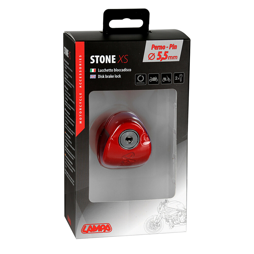 ΑΝΤΙΚΛΕΠΤΙΚΟ ΔΙΣΚΟΦΡΕΝΟΥ STONE XS ΚΟΚΚΙΝΟ 5,5mm (2 ΚΛΕΙΔΙΑ) LAMPA - 1 ΤΕΜ ΑΝΤΙΚΛΕΠΤΙΚΟ ΔΙΣΚΟΦΡΕΝΟΥ STONE XS ΚΟΚΚΙΝΟ 5,5mm (2 ΚΛΕΙΔΙΑ) LAMPA - 1 ΤΕΜ