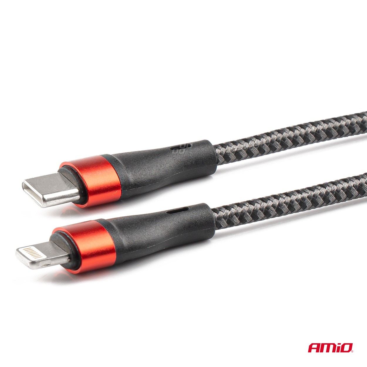 ΚΑΛΩΔΙΟ ΦΟΡΤΙΣΗΣ ΚΑΙ ΣΥΓΧΡΟΝΙΣΜΟΥ USB TYPE C ΣΕ APPLE LIGHTNING 100cm 2.4A UC-17 AMIO - 1 ΤΕΜ. ΚΑΛΩΔΙΟ ΦΟΡΤΙΣΗΣ ΚΑΙ ΣΥΓΧΡΟΝΙΣΜΟΥ USB TYPE C ΣΕ APPLE LIGHTNING 100cm 2.4A UC-17 AMIO - 1 ΤΕΜ.