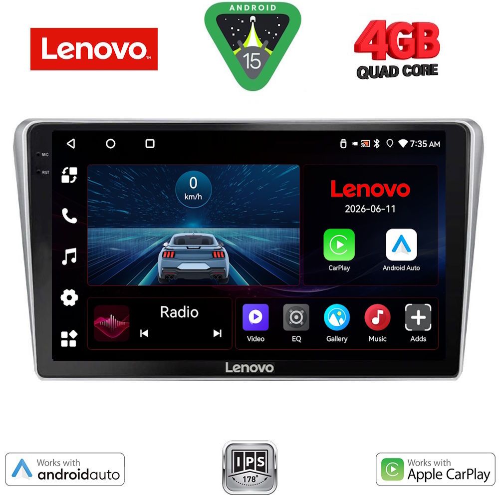 LENOVO LVE 8704SL_CPAA (9inc) MULTIMEDIA TABLET for TOYOTA AVENSIS (T25) mod. 2003-2009 (SILVER) LENOVO LVE 8704SL_CPAA (9inc) MULTIMEDIA TABLET for TOYOTA AVENSIS (T25) mod. 2003-2009 (SILVER)