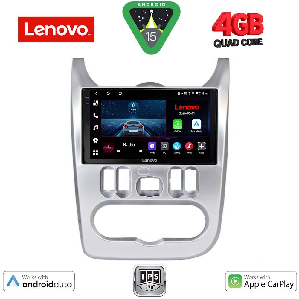 LENOVO LVE 8101SL_CPAA (9inc) MULTIMEDIA TABLET for DACIA DUSTER – LOGAN – SANDERO mod. 2006-2012 (SILVER) LENOVO LVE 8101SL_CPAA (9inc) MULTIMEDIA TABLET for DACIA DUSTER – LOGAN – SANDERO mod. 2006-2012 (SILVER)