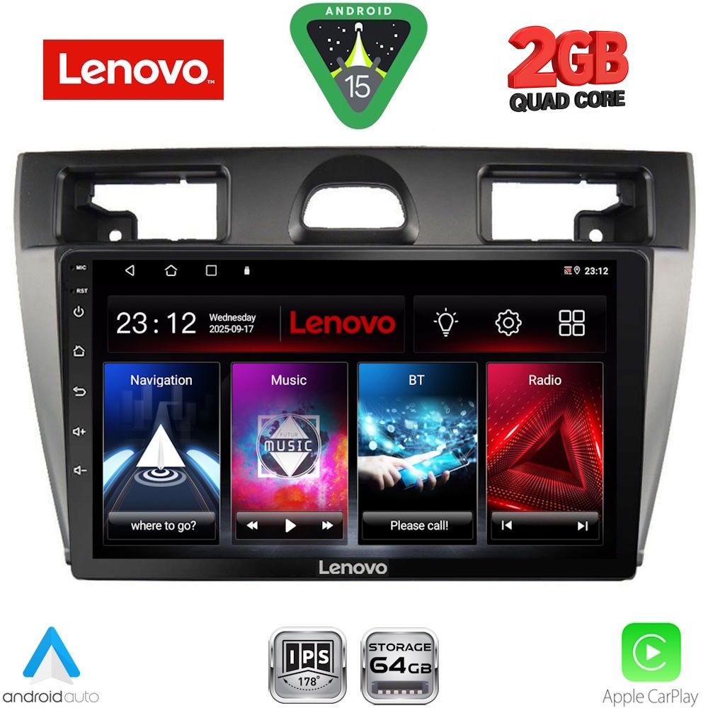 LENOVO LVD 2153SL_CPA (9inc) MULTIMEDIA TABLET for FORD FIESTA mod. 2005-2008 (SILVER) LENOVO LVD 2153SL_CPA (9inc) MULTIMEDIA TABLET for FORD FIESTA mod. 2005-2008 (SILVER)