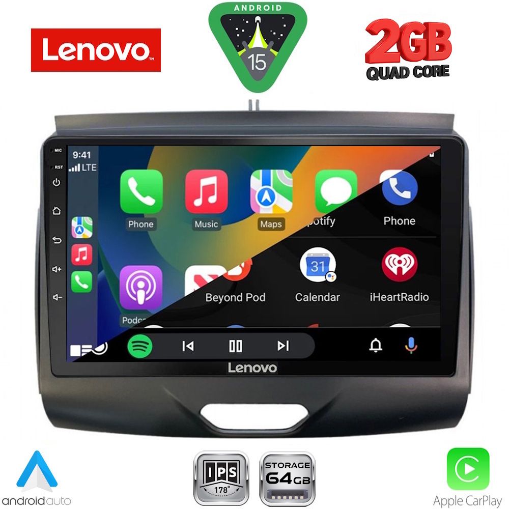 LENOVO LVD 2172B_CPA (9inc) MULTIMEDIA TABLET for FORD RANGER mod. 2015-2018 LENOVO LVD 2172B_CPA (9inc) MULTIMEDIA TABLET for FORD RANGER mod. 2015-2018
