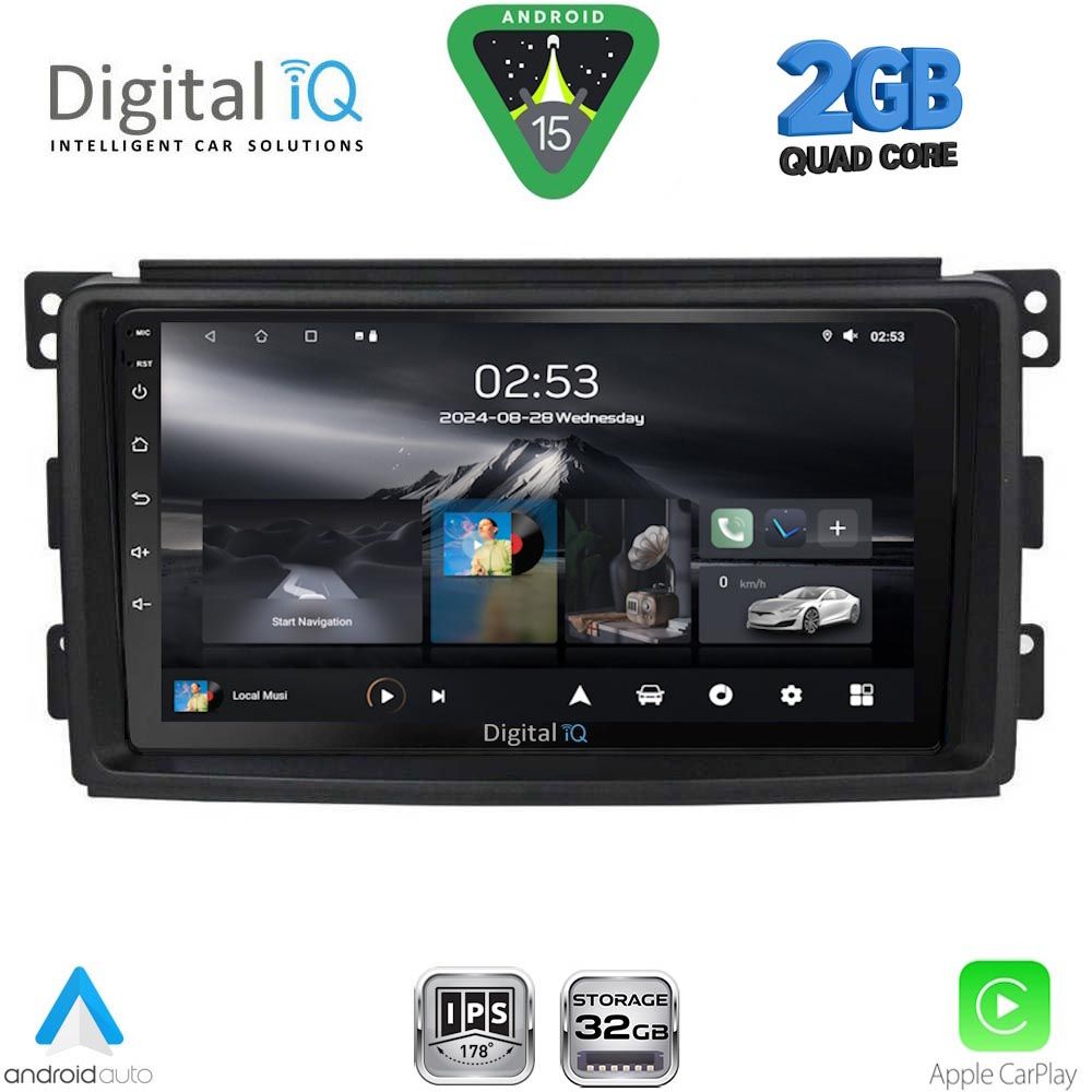 DIGITAL IQ RSD 1621_CPA (9inc) MULTIMEDIA TABLET for SMART mod. 2007-2010 DIGITAL IQ RSD 1621_CPA (9inc) MULTIMEDIA TABLET for SMART mod. 2007-2010