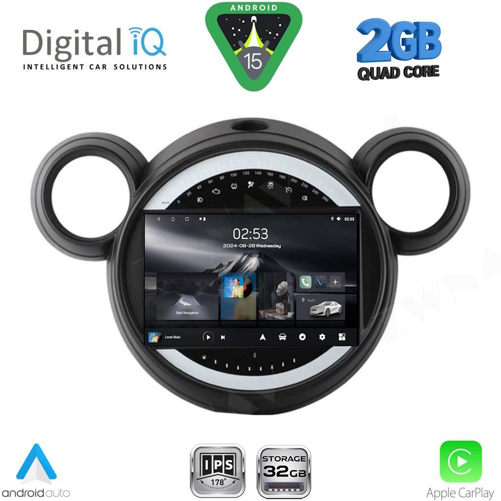 DIGITAL IQ RSD 1065_CPA (9inc) MULTIMEDIA TABLET for MINI COUNTRYMAN (R60) mod. 2010-2016 – PACEMAN (R61) mod. 2013-2016 DIGITAL IQ RSD 1065_CPA (9inc) MULTIMEDIA TABLET for MINI COUNTRYMAN (R60) mod. 2010-2016 – PACEMAN (R61) mod. 2013-2016