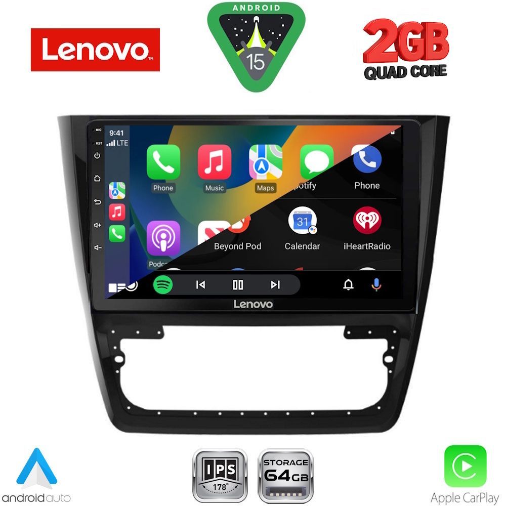 LENOVO LVD 2610_CPA (10inc) MULTIMEDIA TABLET for SKODA YETI mod. 2014-2018 LENOVO LVD 2610_CPA (10inc) MULTIMEDIA TABLET for SKODA YETI mod. 2014-2018