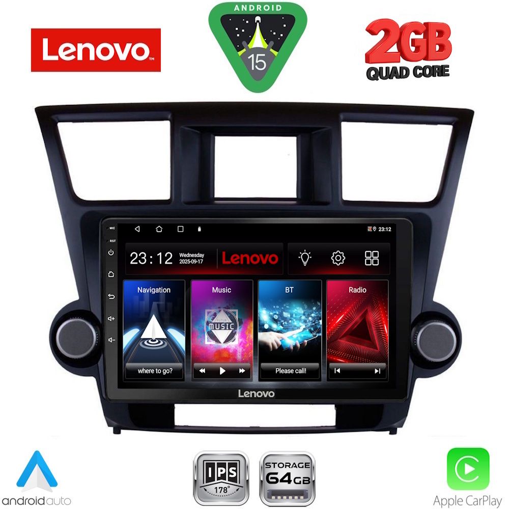 LENOVO LVD 2719_CPA (10inc) MULTIMEDIA TABLET for TOYOTA HIGHLANDER mod. 2008-2015 LENOVO LVD 2719_CPA (10inc) MULTIMEDIA TABLET for TOYOTA HIGHLANDER mod. 2008-2015