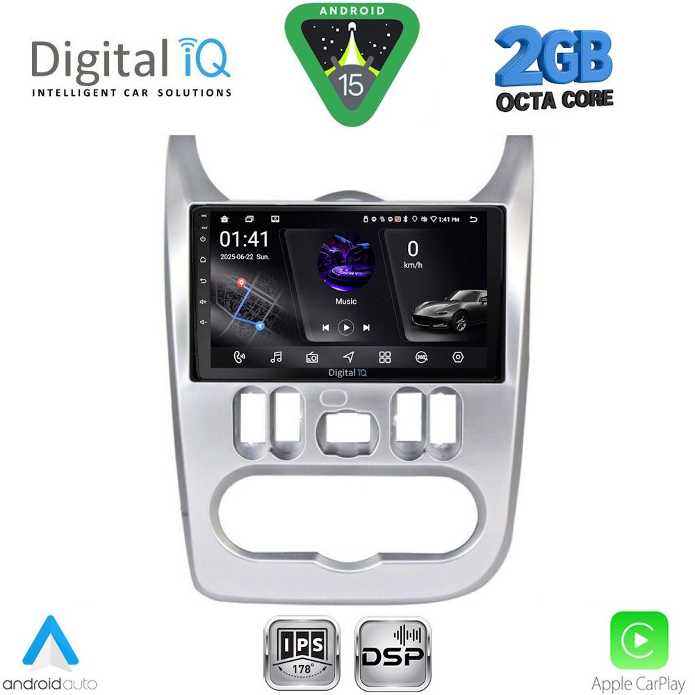 DIGITAL IQ RSF 4101SL_CPA (9inc) MULTIMEDIA TABLET for DACIA DUSTER – LOGAN – SANDERO mod. 2006-2012 (SILVER) DIGITAL IQ RSF 4101SL_CPA (9inc) MULTIMEDIA TABLET for DACIA DUSTER – LOGAN – SANDERO mod. 2006-2012 (SILVER)