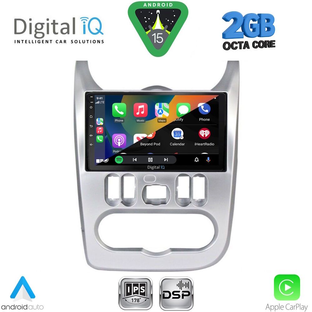 DIGITAL IQ RSF 4101SL_CPA (9inc) MULTIMEDIA TABLET for DACIA DUSTER – LOGAN – SANDERO mod. 2006-2012 (SILVER) DIGITAL IQ RSF 4101SL_CPA (9inc) MULTIMEDIA TABLET for DACIA DUSTER – LOGAN – SANDERO mod. 2006-2012 (SILVER)