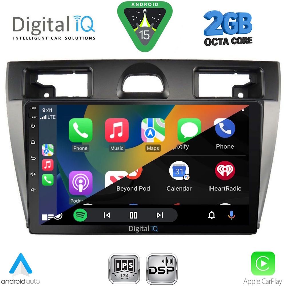 DIGITAL IQ RSF 4153SL_CPA (9inc) MULTIMEDIA TABLET for FORD FIESTA mod. 2005-2008 (SILVER) DIGITAL IQ RSF 4153SL_CPA (9inc) MULTIMEDIA TABLET for FORD FIESTA mod. 2005-2008 (SILVER)