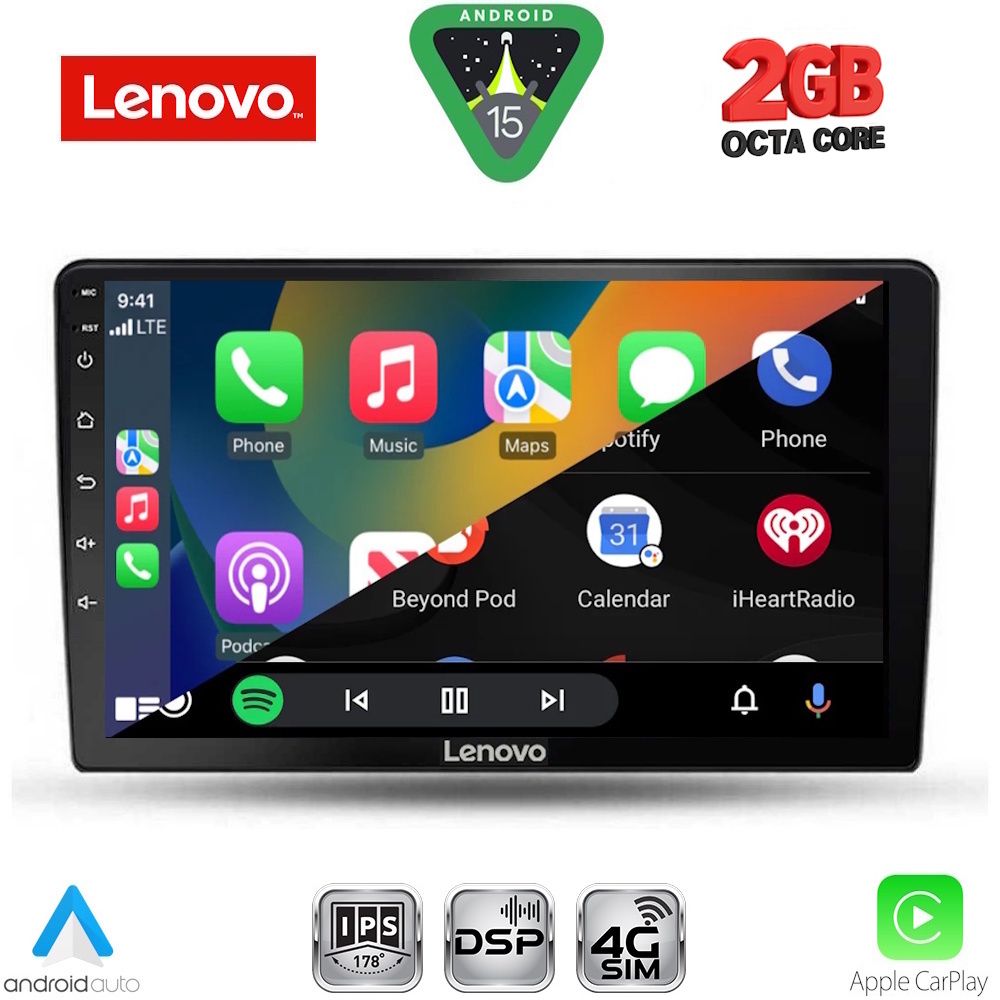 LENOVO LVF 5702_CPA (9inc) MULTIMEDIA TABLET for TOYOTA AURIS mod. 2007-2012 LENOVO LVF 5702_CPA (9inc) MULTIMEDIA TABLET for TOYOTA AURIS mod. 2007-2012