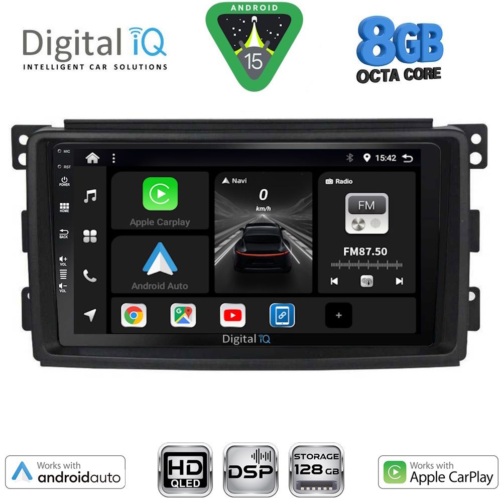 DIGITAL IQ BXF 7621_CPAA (9inc) MULTIMEDIA TABLET for SMART mod. 2007-2010 DIGITAL IQ BXF 7621_CPAA (9inc) MULTIMEDIA TABLET for SMART mod. 2007-2010