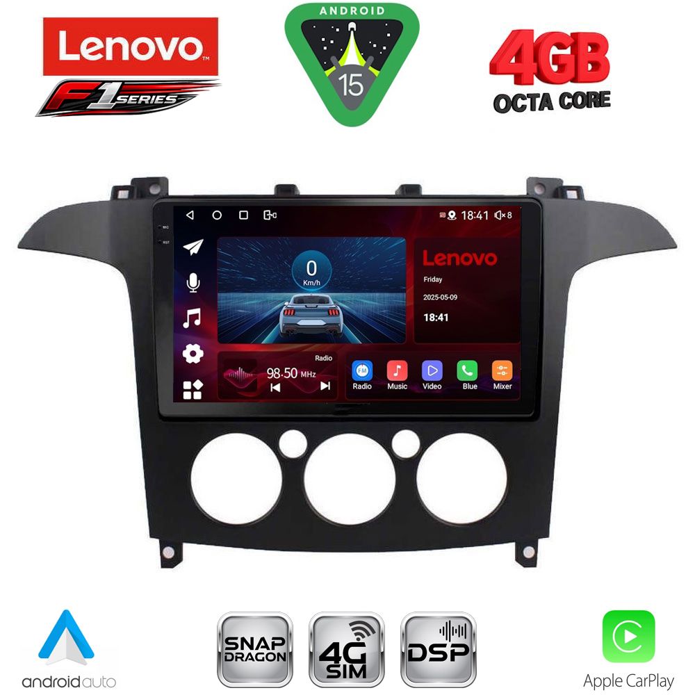 LENOVO SSQ 9175_CPA A/C (9inc) MULTIMEDIA TABLET for FORD SMAX mod. 2006-2014 LENOVO SSQ 9175_CPA A/C (9inc) MULTIMEDIA TABLET for FORD SMAX mod. 2006-2014