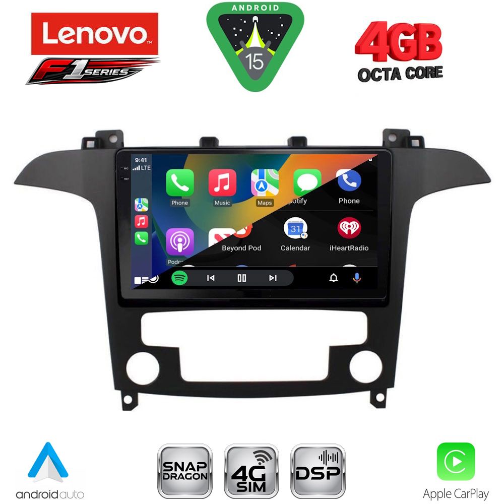 LENOVO SSQ 9175_CPA CLIMA (9inc) MULTIMEDIA TABLET for FORD SMAX mod. 2006-2014 LENOVO SSQ 9175_CPA CLIMA (9inc) MULTIMEDIA TABLET for FORD SMAX mod. 2006-2014