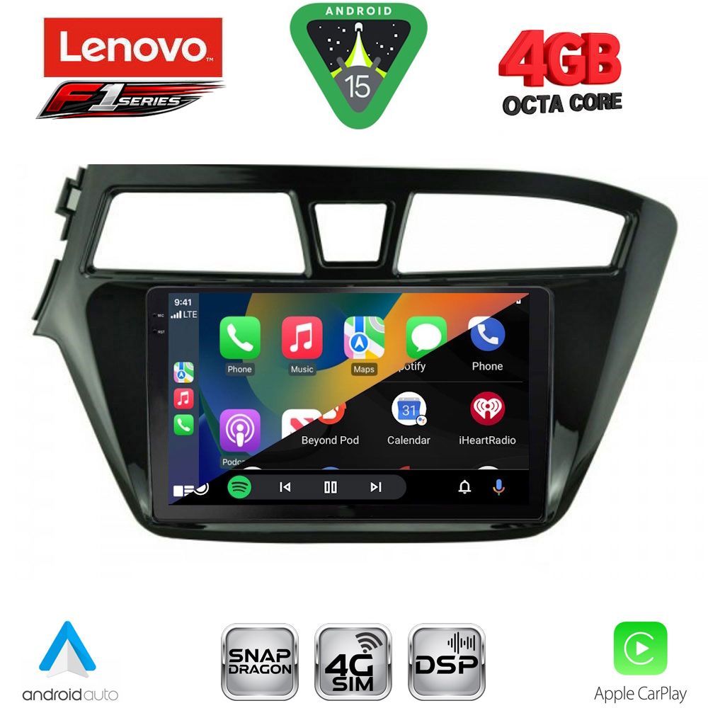 LENOVO SSQ 9229_CPA (9inc) MULTIMEDIA TABLET for HYUNDAI i20 mod. 2014-2018 LENOVO SSQ 9229_CPA (9inc) MULTIMEDIA TABLET for HYUNDAI i20 mod. 2014-2018