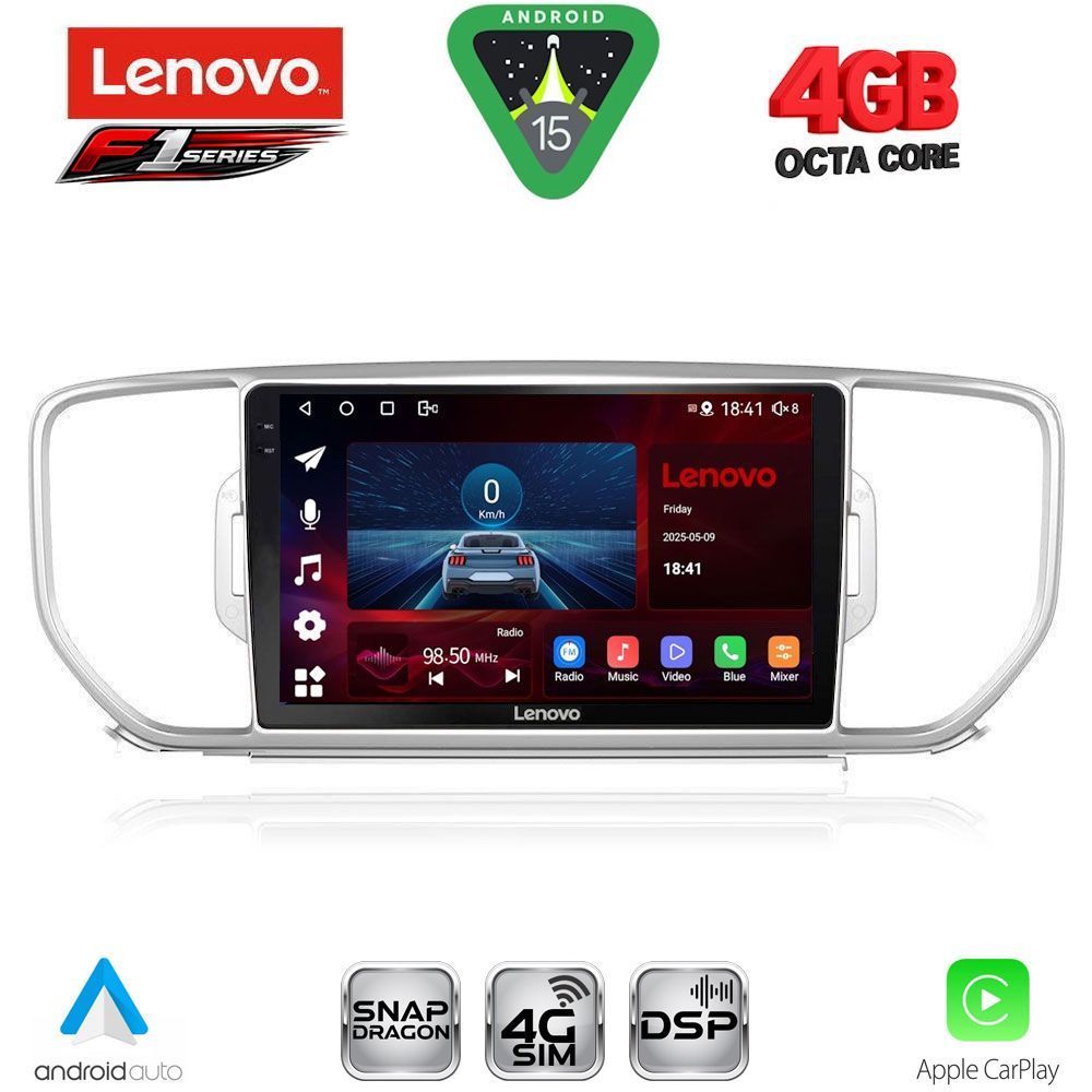 LENOVO SSQ 9326_CPA (9inc) MULTIMEDIA TABLET for KIA SPORTAGE mod. 2015-2018 LENOVO SSQ 9326_CPA (9inc) MULTIMEDIA TABLET for KIA SPORTAGE mod. 2015-2018