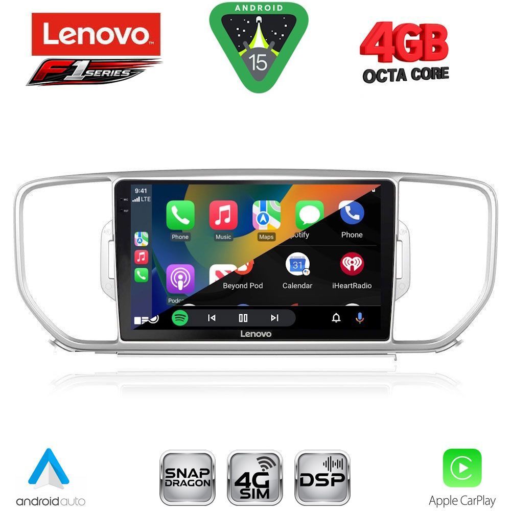LENOVO SSQ 9326_CPA (9inc) MULTIMEDIA TABLET for KIA SPORTAGE mod. 2015-2018 LENOVO SSQ 9326_CPA (9inc) MULTIMEDIA TABLET for KIA SPORTAGE mod. 2015-2018
