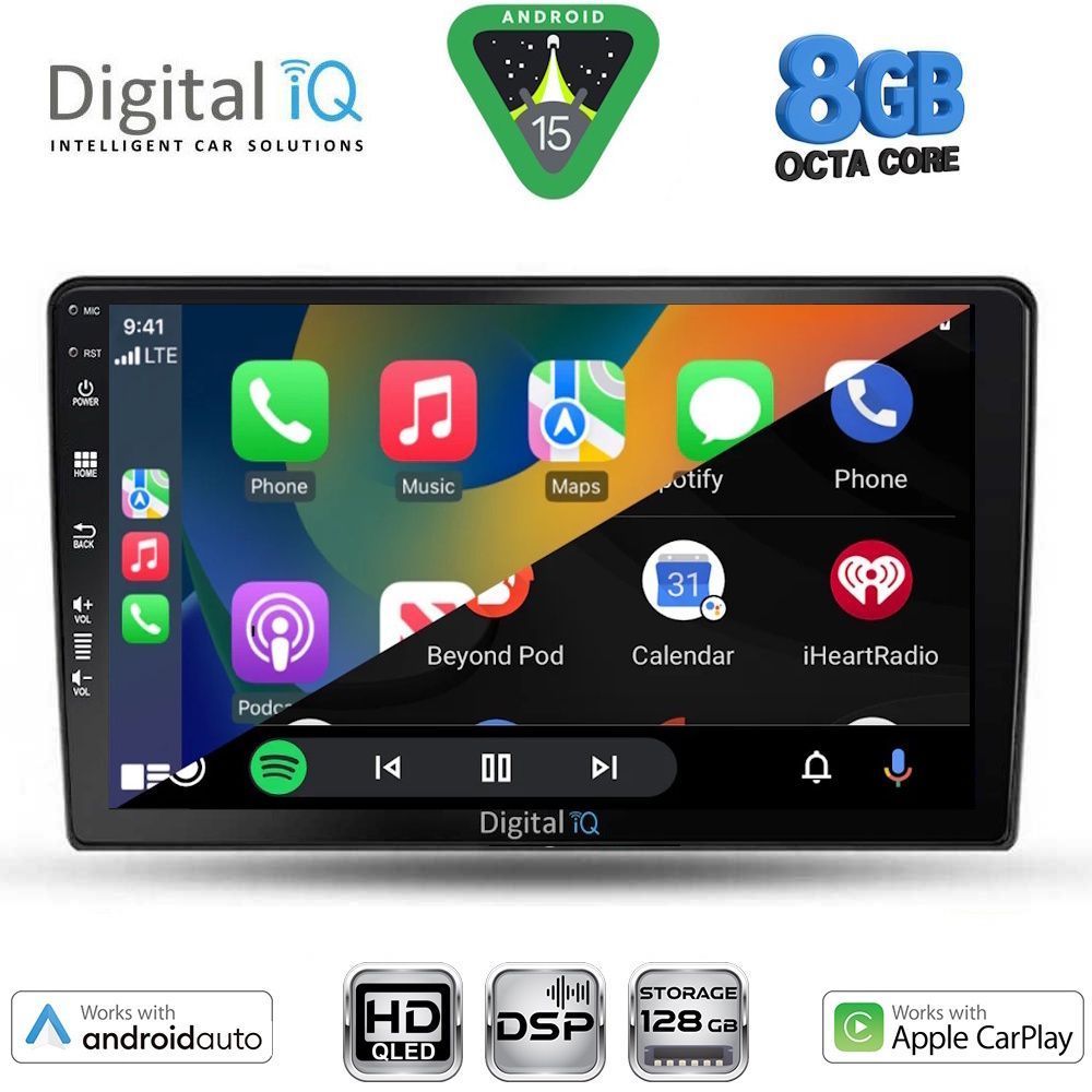 DIGITAL IQ BXF 7155_CPAA (10inc) MULTIMEDIA TABLET for FORD FIESTA mod. 2018-2026 DIGITAL IQ BXF 7155_CPAA (10inc) MULTIMEDIA TABLET for FORD FIESTA mod. 2018-2026