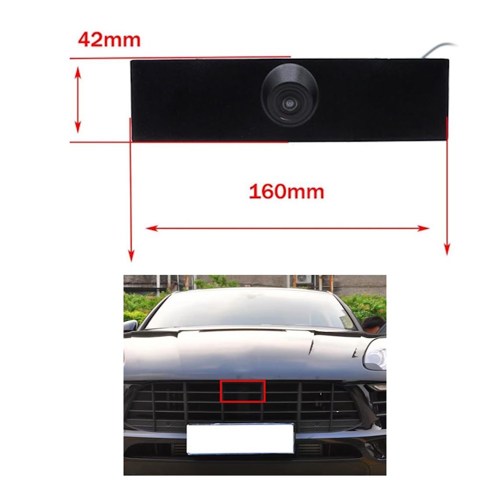 DIGITAL IQ CAMERA QS8082 (AHD-NTSC) FRONT CAMERA for PORSCHE MACAN mod. 2014-2018 DIGITAL IQ CAMERA QS8082 (AHD-NTSC) FRONT CAMERA for PORSCHE MACAN mod. 2014-2018