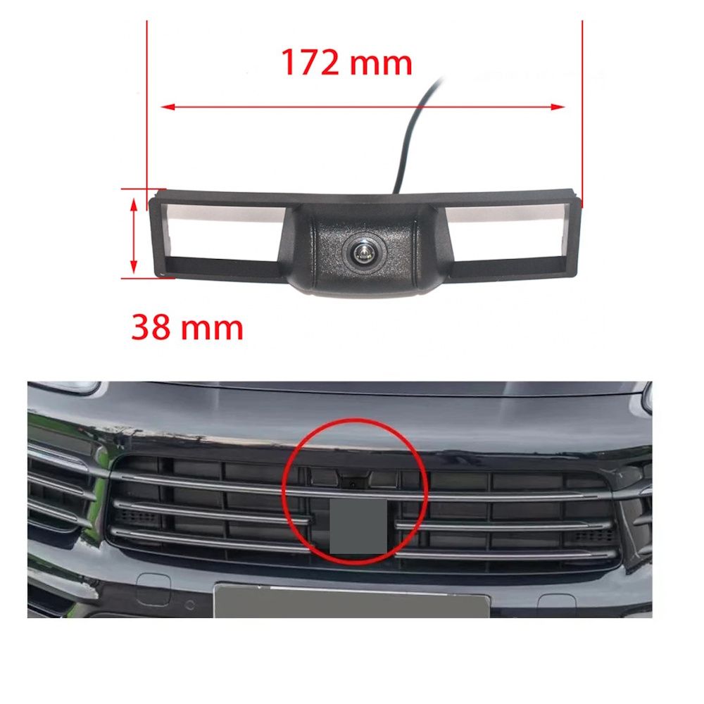 DIGITAL IQ CAMERA QS8226 (AHD-NTSC) FRONT CAMERA for PORSCHE MACAN mod. 2018-2024 DIGITAL IQ CAMERA QS8226 (AHD-NTSC) FRONT CAMERA for PORSCHE MACAN mod. 2018-2024