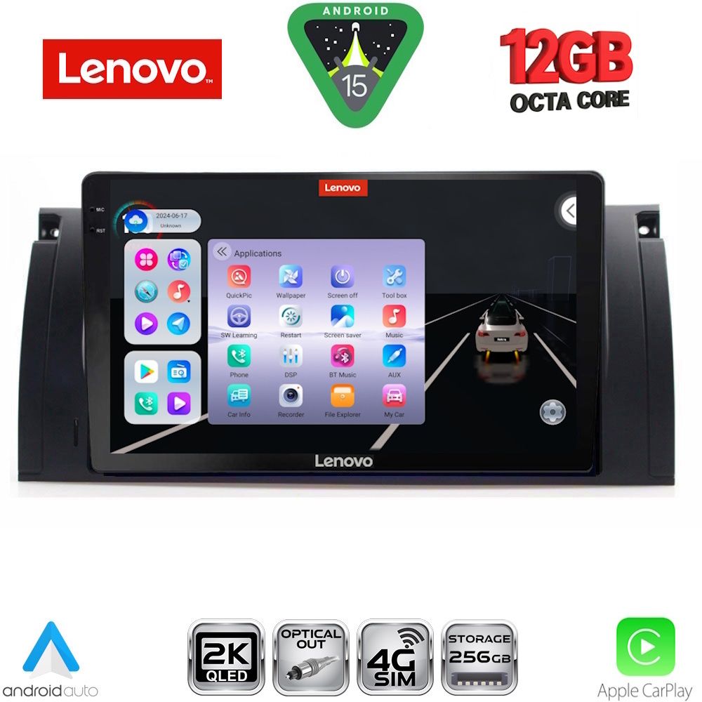 LENOVO SSZ 12045_CPA (9inc) MULTIMEDIA TABLET for BMW Series 5 (E39) mod. 1997-2005 | X5 (E53) mod. 1999-2006 LENOVO SSZ 12045_CPA (9inc) MULTIMEDIA TABLET for BMW Series 5 (E39) mod. 1997-2005 | X5 (E53) mod. 1999-2006