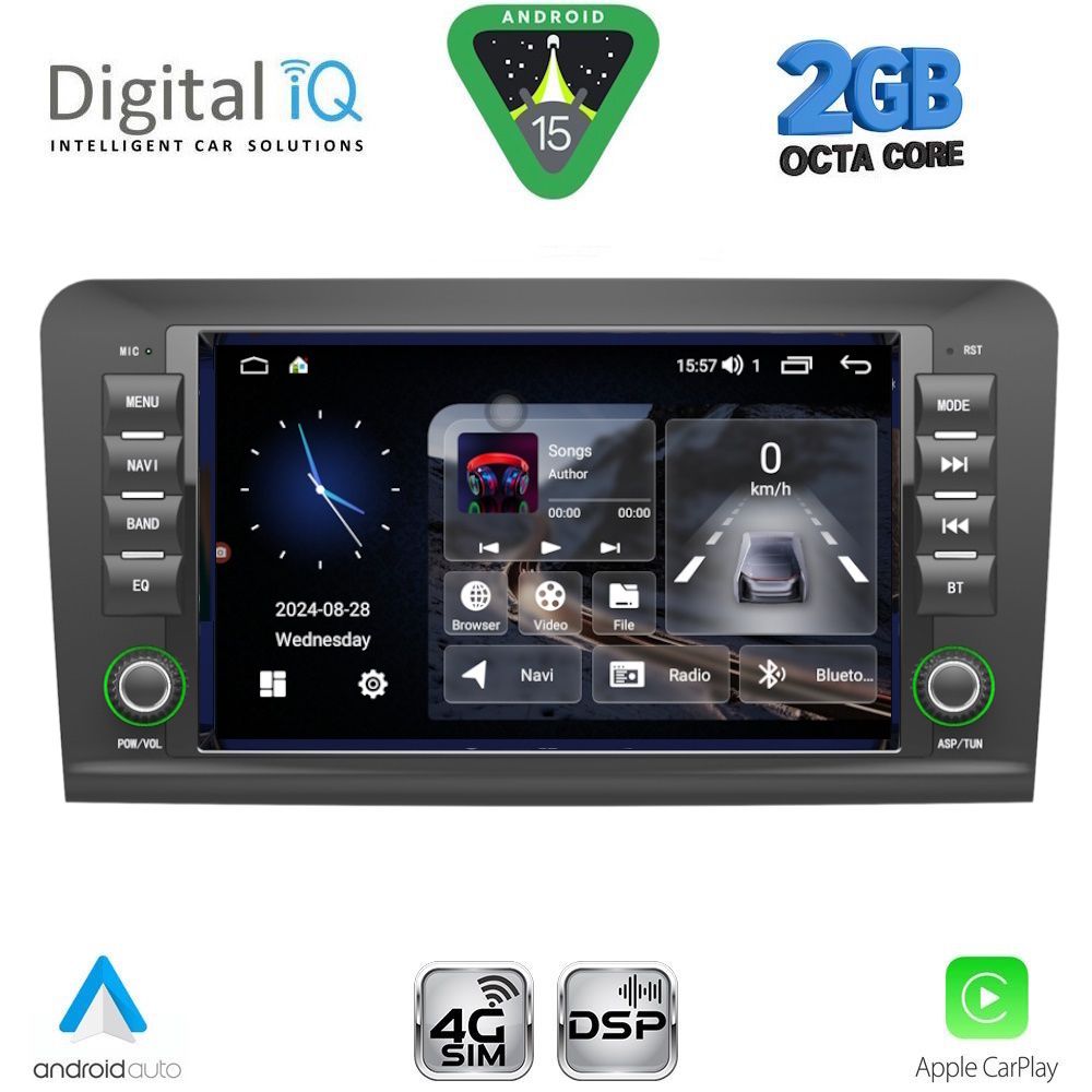 DIGITAL IQ MSF 316_CPA (8" DECK) MULTIMEDIA SYSTEM for MERCEDES ML (W164) – GL (X164) mod. 2005-2012 DIGITAL IQ MSF 316_CPA (8" DECK) MULTIMEDIA SYSTEM for MERCEDES ML (W164) – GL (X164) mod. 2005-2012