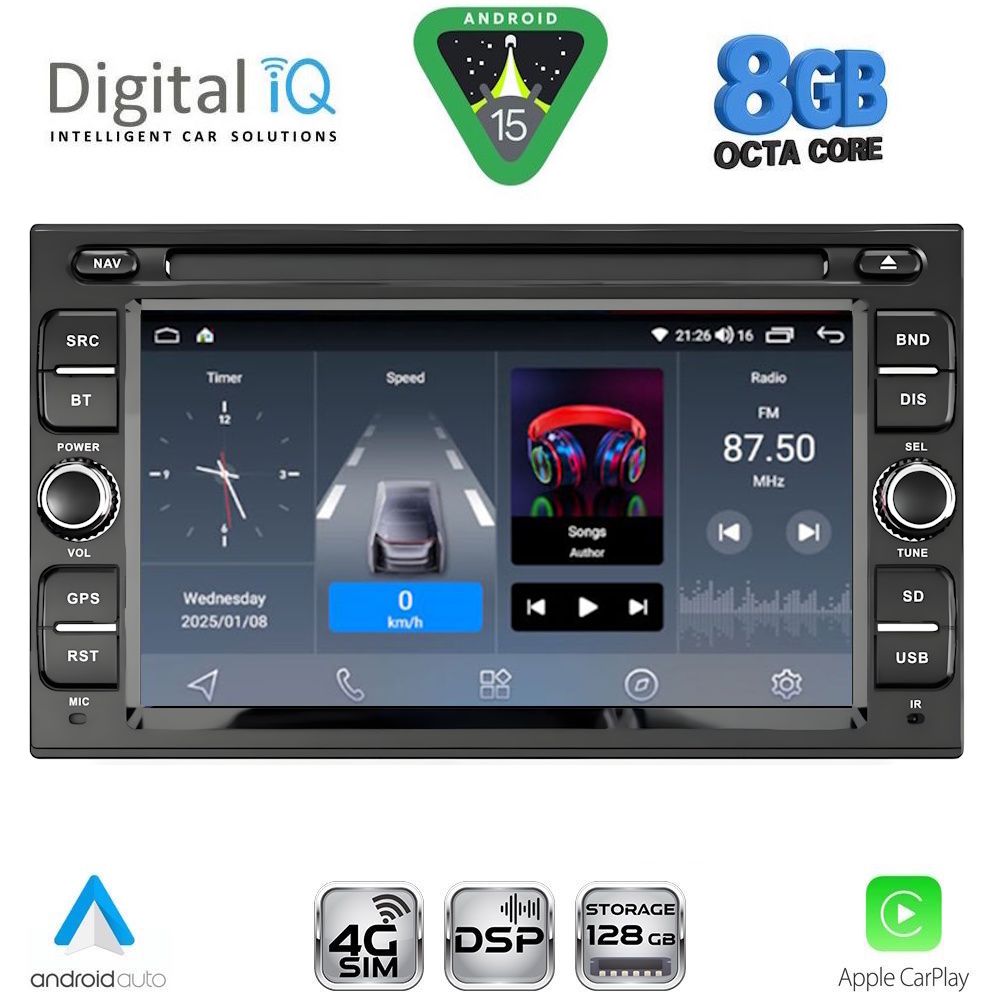 DIGITAL IQ BLM 701_CPA (7" DECK) MULTIMEDIA OEM for NISSAN ALL mod. 2005-2020 DIGITAL IQ BLM 701_CPA (7" DECK) MULTIMEDIA OEM for NISSAN ALL mod. 2005-2020