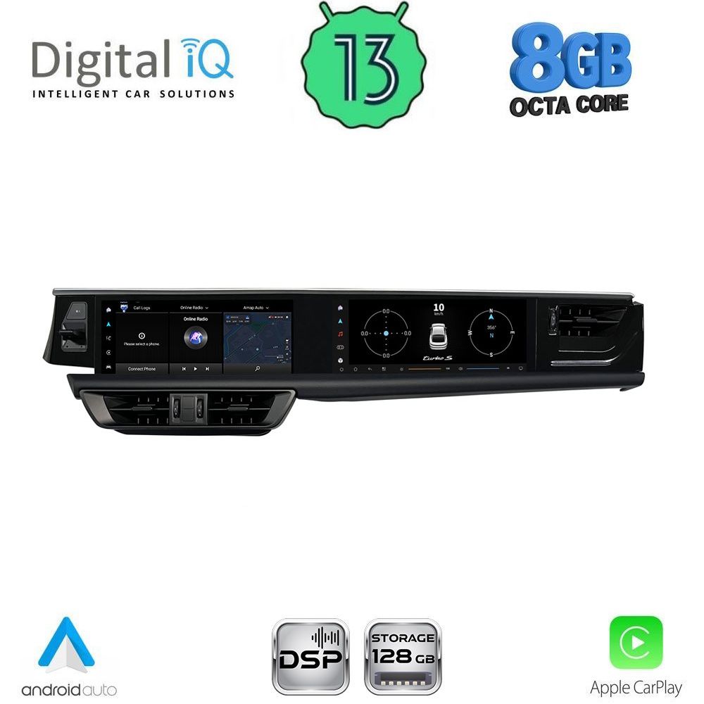 DIGITAL IQ DGU 940_CPA (12.3" + 12.3") (PCM 5) DUAL SCREEN MULTIMEDIA SYSTEM for PORSCHE MACAN mod. 2018-2024 DIGITAL IQ DGU 940_CPA (12.3" + 12.3") (PCM 5) DUAL SCREEN MULTIMEDIA SYSTEM for PORSCHE MACAN mod. 2018-2024