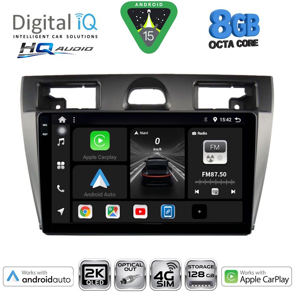 DIGITAL IQ BXK 20153SL_CPAA (9inc) MULTIMEDIA TABLET for FORD FIESTA mod. 2005-2008 (SILVER) DIGITAL IQ BXK 20153SL_CPAA (9inc) MULTIMEDIA TABLET for FORD FIESTA mod. 2005-2008 (SILVER)