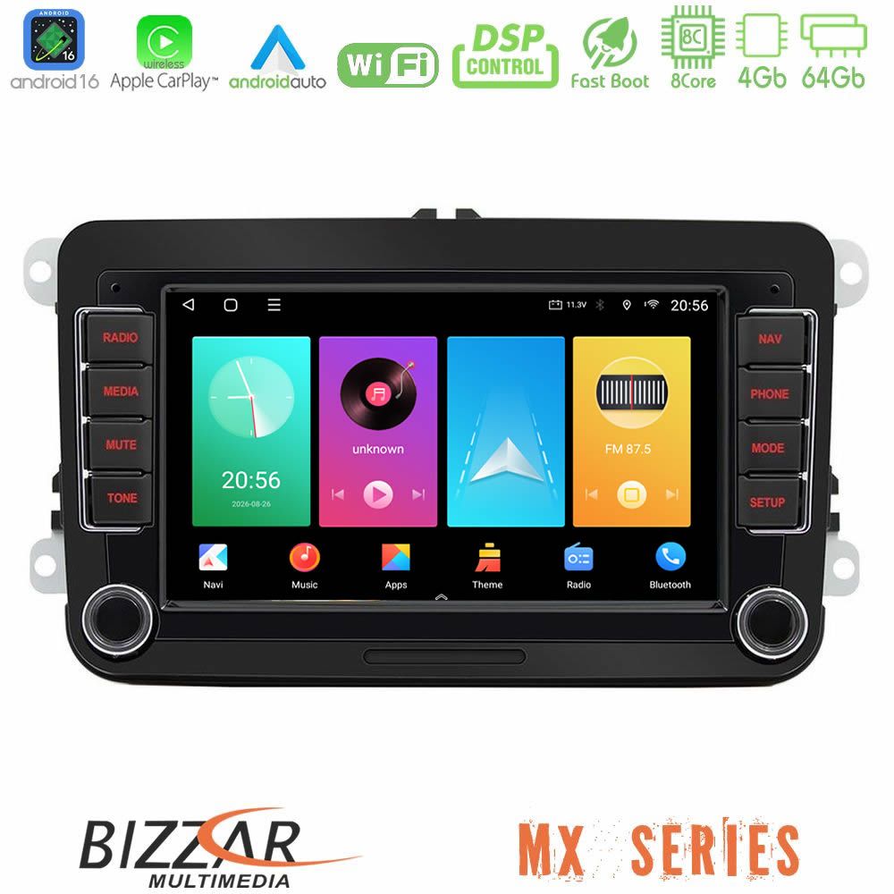 Bizzar MX Series VW Group 8core Android16 4+64GB Navigation Multimedia Deckless 7 με Carplay/AndroidAuto (OEM Style) Bizzar MX Series VW Group 8core Android16 4+64GB Navigation Multimedia Deckless 7 με Carplay/AndroidAuto (OEM Style)