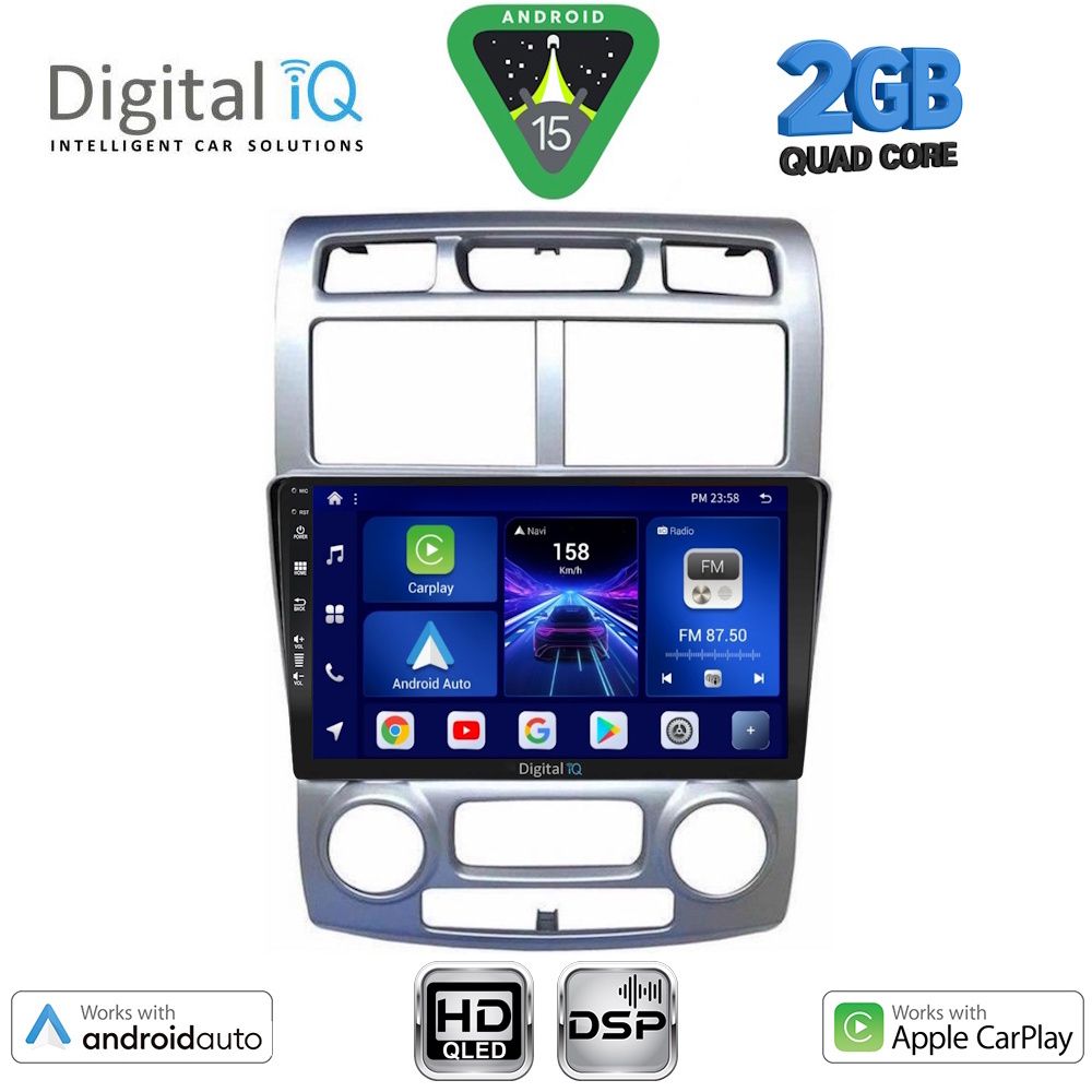DIGITAL IQ BXC 3324SL_CPAA (CLIMA) (9inc) MULTIMEDIA TABLET for KIA SPORTAGE mod. 2004-2010 DIGITAL IQ BXC 3324SL_CPAA (CLIMA) (9inc) MULTIMEDIA TABLET for KIA SPORTAGE mod. 2004-2010