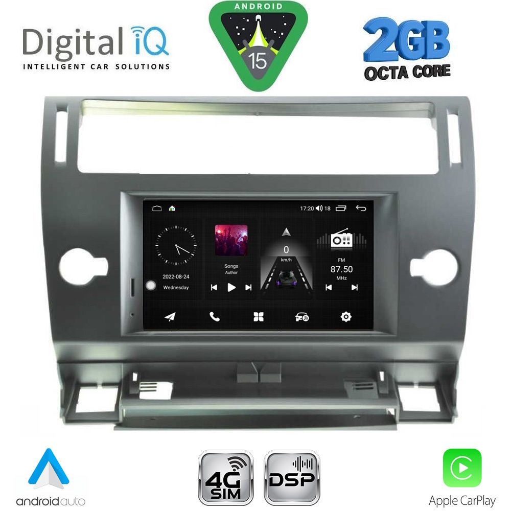 DIGITAL IQ MSF 340_CPA (7” DECK) MULTIMEDIA SYSTEM for CITROEN C4 mod. 2004-2010 DIGITAL IQ MSF 340_CPA (7” DECK) MULTIMEDIA SYSTEM for CITROEN C4 mod. 2004-2010
