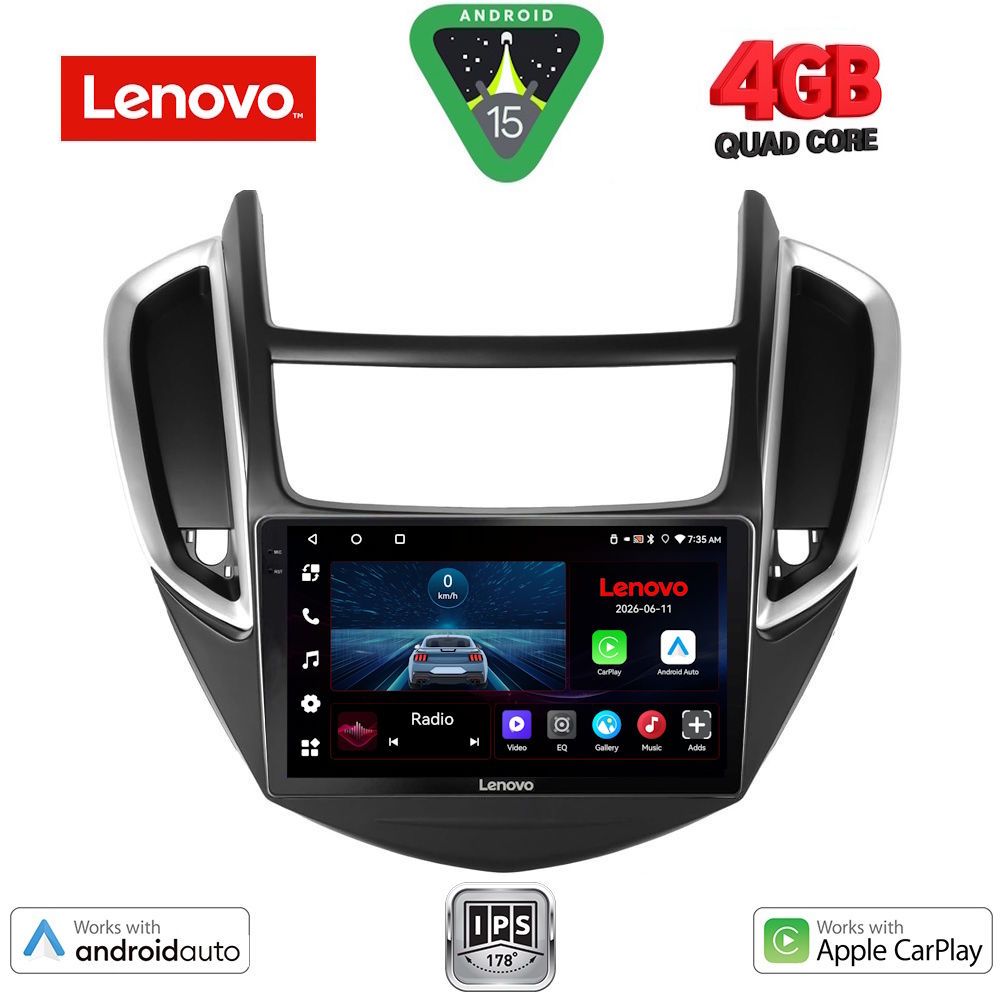 LENOVO LVE 8080_CPAA (9inc) MULTIMEDIA TABLET for CHEVROLET TRAX mod. 2014-2022 LENOVO LVE 8080_CPAA (9inc) MULTIMEDIA TABLET for CHEVROLET TRAX mod. 2014-2022