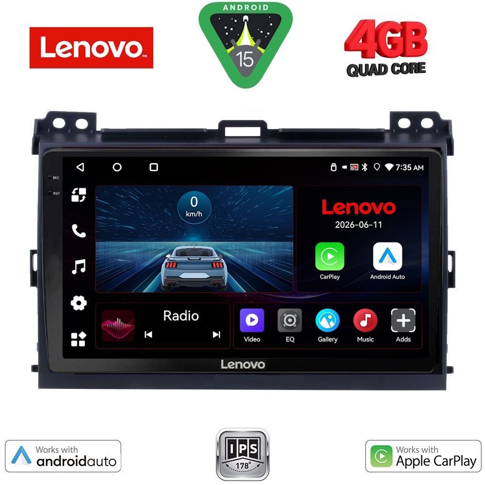LENOVO LVE 8723_CPAA (9inc) MULTIMEDIA TABLET for TOYOTA LANDCRUISER mod. 2002-2008 LENOVO LVE 8723_CPAA (9inc) MULTIMEDIA TABLET for TOYOTA LANDCRUISER mod. 2002-2008