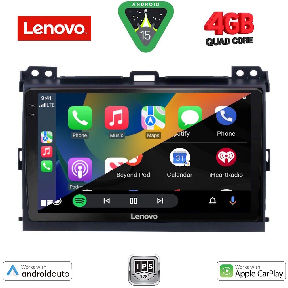 LENOVO LVE 8723_CPAA (9inc) MULTIMEDIA TABLET for TOYOTA LANDCRUISER mod. 2002-2008 LENOVO LVE 8723_CPAA (9inc) MULTIMEDIA TABLET for TOYOTA LANDCRUISER mod. 2002-2008