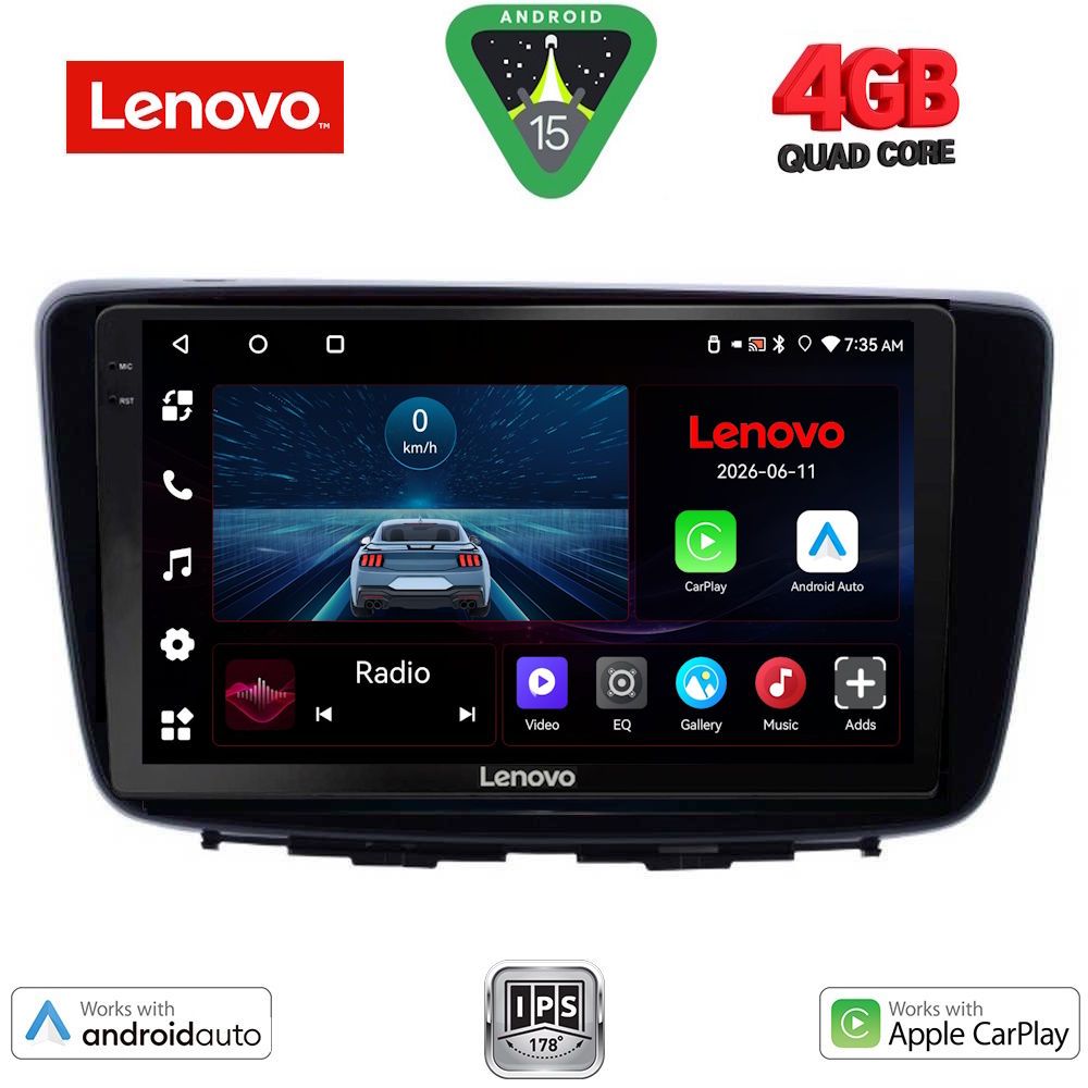 LENOVO LVE 8672_CPAA (9inc) MULTIMEDIA TABLET for SUZUKI BALENO mod. 2016-2022 LENOVO LVE 8672_CPAA (9inc) MULTIMEDIA TABLET for SUZUKI BALENO mod. 2016-2022
