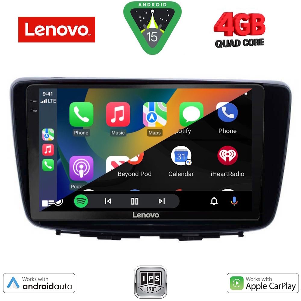 LENOVO LVE 8672_CPAA (9inc) MULTIMEDIA TABLET for SUZUKI BALENO mod. 2016-2022 LENOVO LVE 8672_CPAA (9inc) MULTIMEDIA TABLET for SUZUKI BALENO mod. 2016-2022