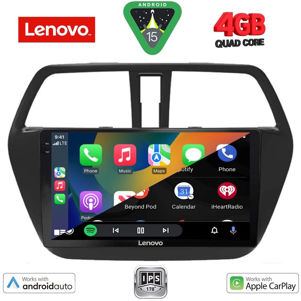 LENOVO LVE 8689_CPAA (9inc) MULTIMEDIA TABLET for SUZUKI SX4 S-CROSS mod. 2014-2021 LENOVO LVE 8689_CPAA (9inc) MULTIMEDIA TABLET for SUZUKI SX4 S-CROSS mod. 2014-2021